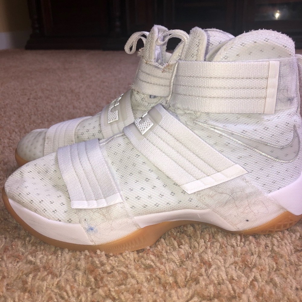 Lebron 10 Solider White